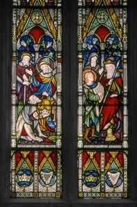 Biblical Scenes of David & Saul (detail) by Augustus Welby Northmore Pugin